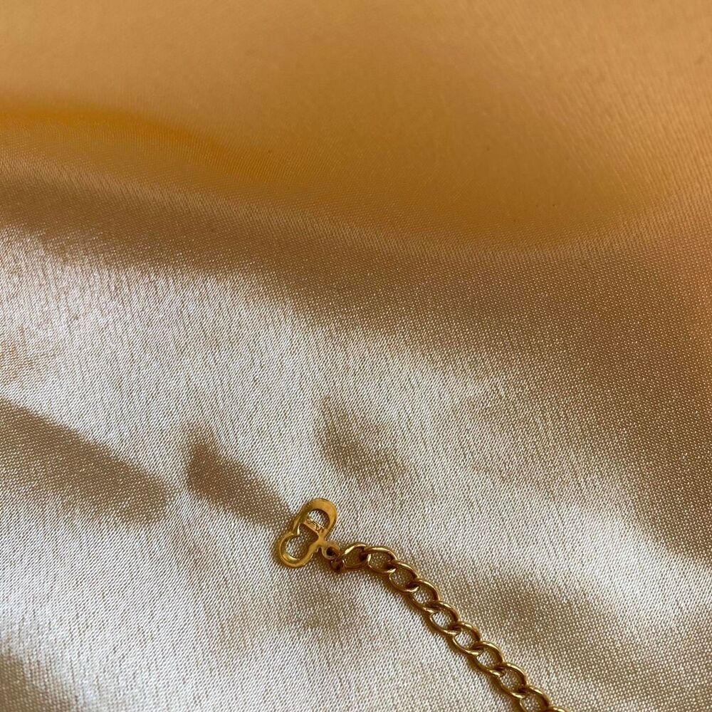 Authentic Christian Dior Bejeweled CD Necklace - Picture 4 of 7